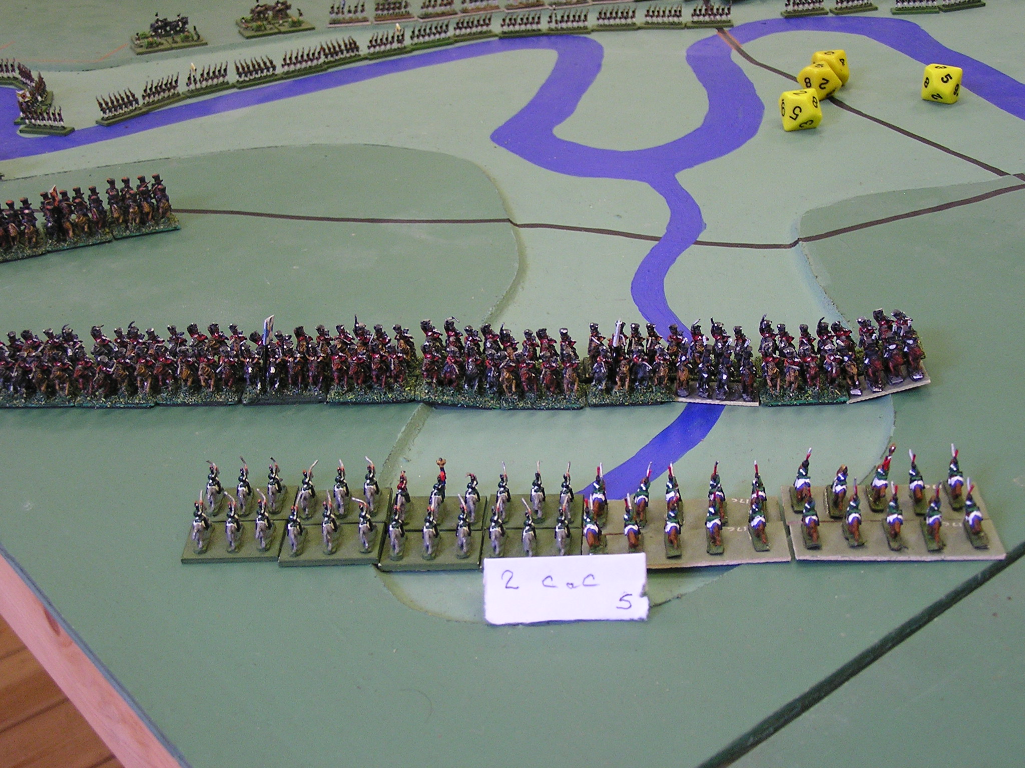 Russian Cossacks advance in North