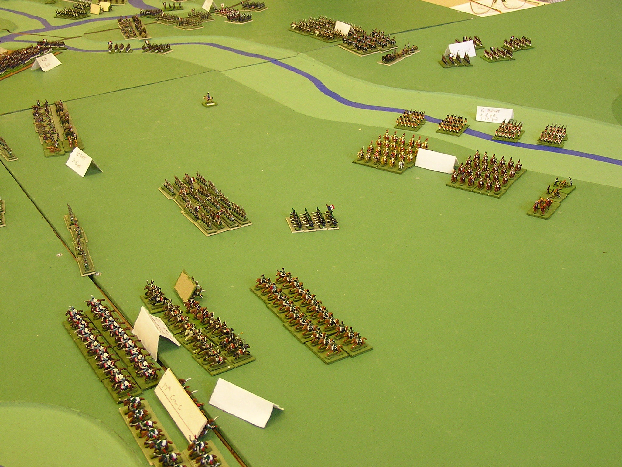 French cavalry advance in North