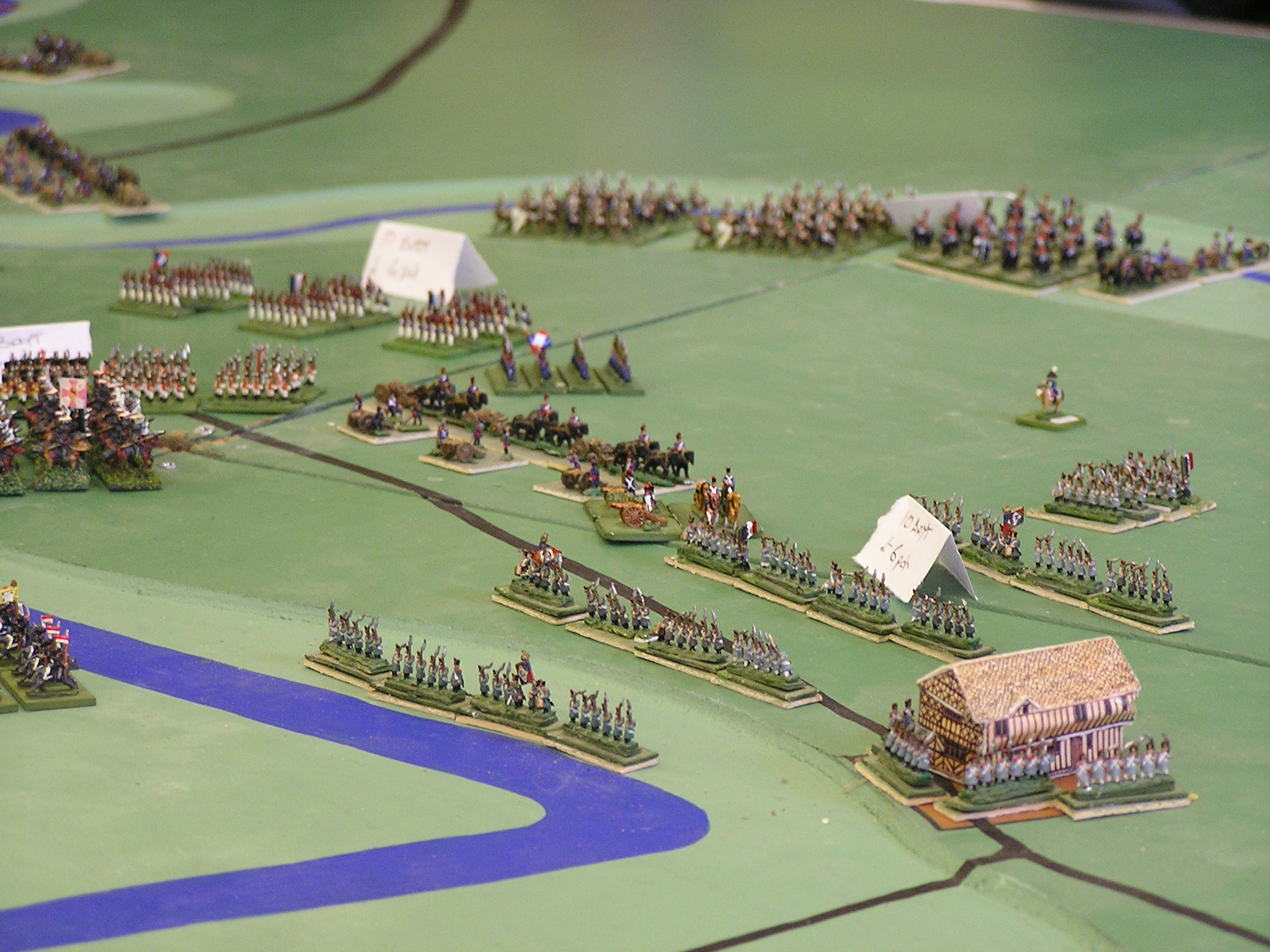Russian cavalry counterattack north of Borodino